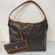 GOYARD Boheme Hobo肩背包 子母包 黑棕 經典款