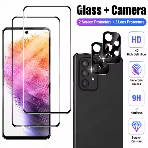 For Samsung Galaxy S26 Ultra S25 Plus S24 S23 Glass Samsung Galaxy A52 A34 A53 5G Glass Protector Ga