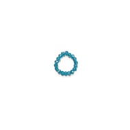 cincin elastis abel full crystal diamond elastic korean ring handmade - aquamarine