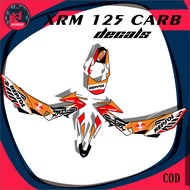 XRM 125 Carb Decals REPSOL Design by Wandecs