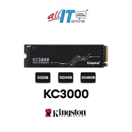 Kingston KC3000 PCIe 4.0 NVMe M.2 2280 High-Performance Internal Storage SSD Solid State Drive SKC30