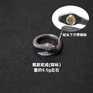 แหวนเงินเปิดสไตล์มอเตอร์ไซค์สำหรับผู้ชายและผู้หญิง Wild Horse Manor Handmade SL High Mountain Long S