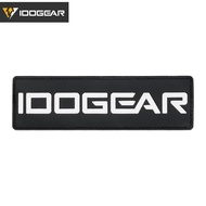 IDOGEAR Velcro Rubber Stamp Large Size Black White Lettering