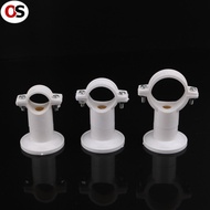 OS 5pcs PVC Pipe Clamp 20/25/32/40mm Paip Bracket PVC Pipe Water Pipe Support Fittings