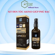 Tinh chất nấm linh chi kích đen tóc AKINO Nhật Bản - Xịt đen tóc AKINO phủ bạc nuôi tóc đen dày chắc