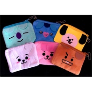 One ZIPPER BTS COIN WALLET