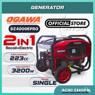 Agrishop OGAWA Pro Series Generator DZ4000EPRO 223cc Recoil & Electric Start Single Phase