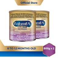 Enfamil A+ Nurapro Gentlease 1.6kg (800g x 2) Infant Formula Powder for 0-12 Months