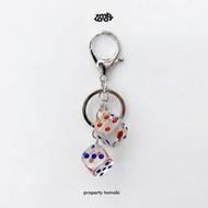 GANTUNGAN TOMOBI Large Dice Bag Hanger Kalcer Skena | DICE Bag Charm Keychain | Pants Accessories