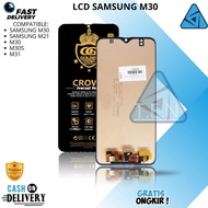 LCD SAMSUNG M30 M305 M30S M21 M125 M215F M31 M315 M315F TOUCHSCREEN Original BIG GLASS