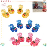CLEVERHD Pet Jelly Shoes, Silicone Multi-Size Pet Shoes, Creative Breathable Cool Cat Dog Shoes Pet