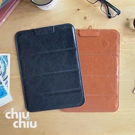 【CHIUCHIU】Apple iPad Pro 11 (2019年版)復古質感瘋馬紋可折疊式保護皮套(沉穩黑)