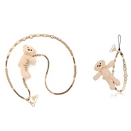 [New Style Ready Stock] Street Wear Co-Branded Same Style 13DE MARZO Bear Hug Mobile Phone Strap Cut