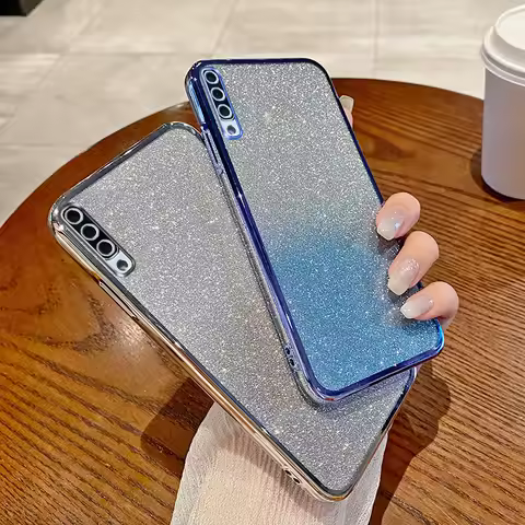For Samsung A50 Case Galaxy A30S Phone Case Samsung A50S A50 A30S Luxury Electroplated Glitter Soft 