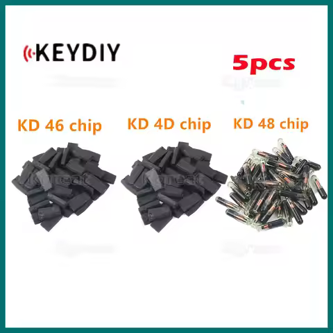 5pcs KD Car Key Chip Auto Chip KD ID4C/4D KD ID48 ID46 KD-4D KD-46 KD-48 Copy Transponder Chip for K