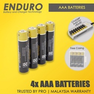 Enduro 8 Slot AA and AAA Battery Charger with AAA Batteries COMBO