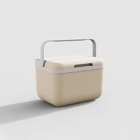 Mini 5L Picnic Cooler Box Portable Outdoor Camping Cooler Box Small Insulated Travel Cooler Box