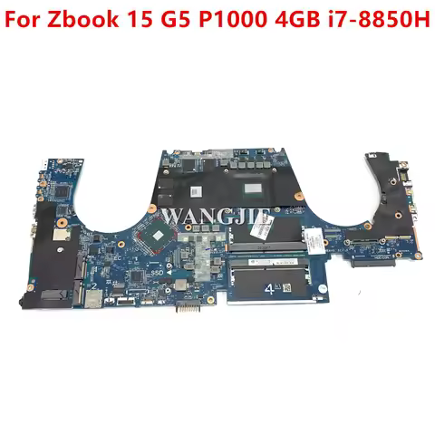 XW2C For HP Zbook 15 G5 Laptop Motherboard L28693-001 L28693-601 DA0XW2MBAH0 DAXW2CMBAJ0 DSC P1000 4
