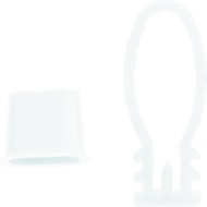 TRUSCO みかんネット用留め具 白 10個入 BET-W-10