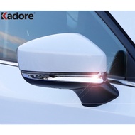 For Mazda CX-5 CX5 KF CX-8 CX8 2017-22024Chrome Car Rearview Mirror Strip Cover Trim Decorate Frame Moulding accessories