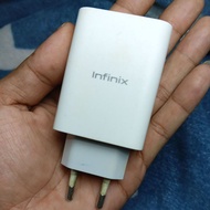 Original Infinix 33 Watt charger cover removed