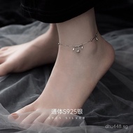 Bell Ancient Style Simple New Summer Nie Xiaoqian Anklet for Women S925Silver2023Zodiac Year Palace 