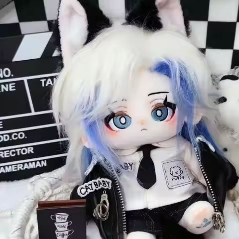 Anime Blue Lock 20cm Handsome Kaiser Michel Caesar Plush Puppet Toys for Kids Adult Collectible Plus