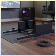 [nlkgeqg] Stable Racing Simulator Wheel Stand Adjustable Sim Racing Cockpit Frame Crossbeam Design f