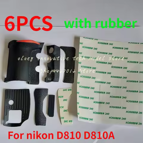 NEW A Set of For Nikon D810 D810A Camera Left Side Grip Bottom Thumb Rubber Cover Unit Hand Part +Ta