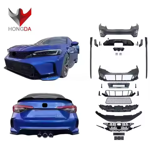 PP Plastic car bumper GEN 11 body kit 2022 FL5 Type R sedan bodykit