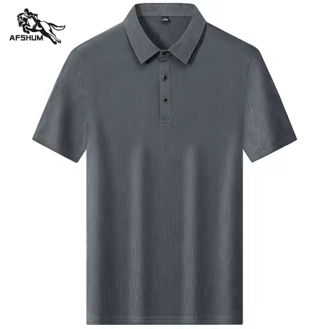 polo shirt men M-7XL 8XL 9XL Summer new High quality mens short-sleeved polo shirt Ice silk Men's bu
