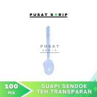 Suapi Transparent Teaspoon - 1 Pcs (Pack of 100)