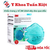 3M 1860 medical mask with antibacterial head strap,..
