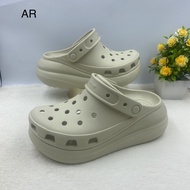 รองเท้า Crocs รองเท้าแบบสวมส้นสูงของผู้หญิง รุ่น Classic crush clog มาใหม่ล่าสุดงานสวย รับรองสินค้าเ