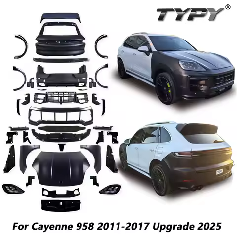 TYPY Car Body Kit For Porsche Cayenne 958 2011-2017 958.1 958.2 Upgrade 2025 To Body Kit Bumpers Hea
