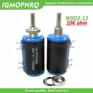 2PCS WXD3 13 2W 10K ohm WXD3 13 2W Rotary side Rotary Multiturn Wirewound Potentiometer IGMOPNRQ