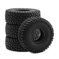 4PCS 118mm Rock Walker 1.9" Rubber Tire Wheel Tyre for 1/10 RC Crawler Car Axial SCX10 Pro Capra Trx