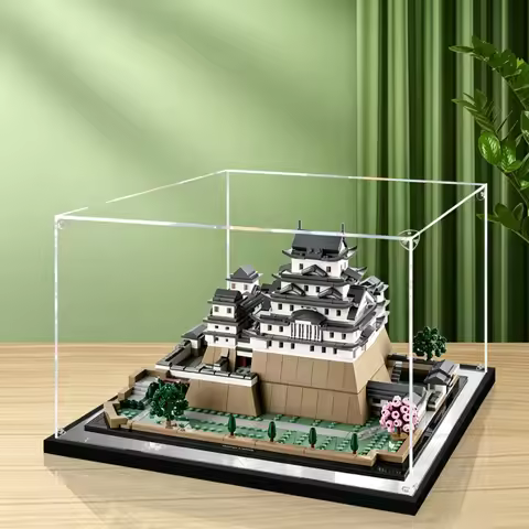 Acrylic Display Case For Lego 21060 Himeji Castle,DustProof Clear Display Case For 21060 Building Bl