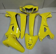 wave125r เวฟ125r กาบรถ ชุดสี แฟริ่ง เฟรมรถ wave125r สีเหลือง