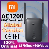 Original Global Version Mi Wifi Range Extender AC1200 2.4Ghz And 5Ghz Band 1200Mbps Ethernet Port Amplifier Wifi Signal