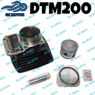 Demak DTM200 DTM 200 DZM 200 SKYLINE 200 Standard STD Cylinder Block Full Set 63mm