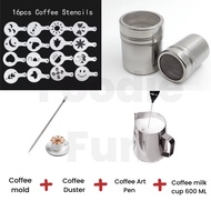 Stainless Steel Latte Coffee Art Etching Needle Pen Espresso Barista Cappuccino Latte Coffee Drawing