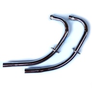 GN125/GS125 Motorcycle Exhaust Pipe Front Retro Modified Light Riding Smoke Pipe