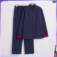 Kung Fu Costume Tang Suit Hanfu Bruce Lee Kung Fu Costume Top Pants Two-Piece Suit