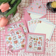 方形信封信紙 Printemps