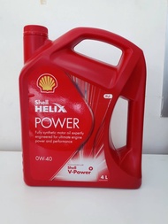 น้ำมันเครื่องเชลล์ Helix V-power Synthetic 0w40 (1L) (4L)