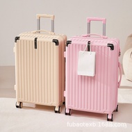 Luggage2426Women's New Leather Suitcase Trolley Case Travel Case Universal Wheel Student Small Passw
