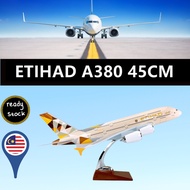 1:150 47cm Etihad Airlines Airbus A380 MODEL PLANE AIRCRAFT TOYS