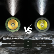 【EX hot】 Sofirn SP31 V3.0 Powerful Tactical Flashlight SST40/519A 2000lm 18650 LED Torch USB C Recha