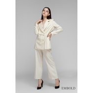 Beige loose pants